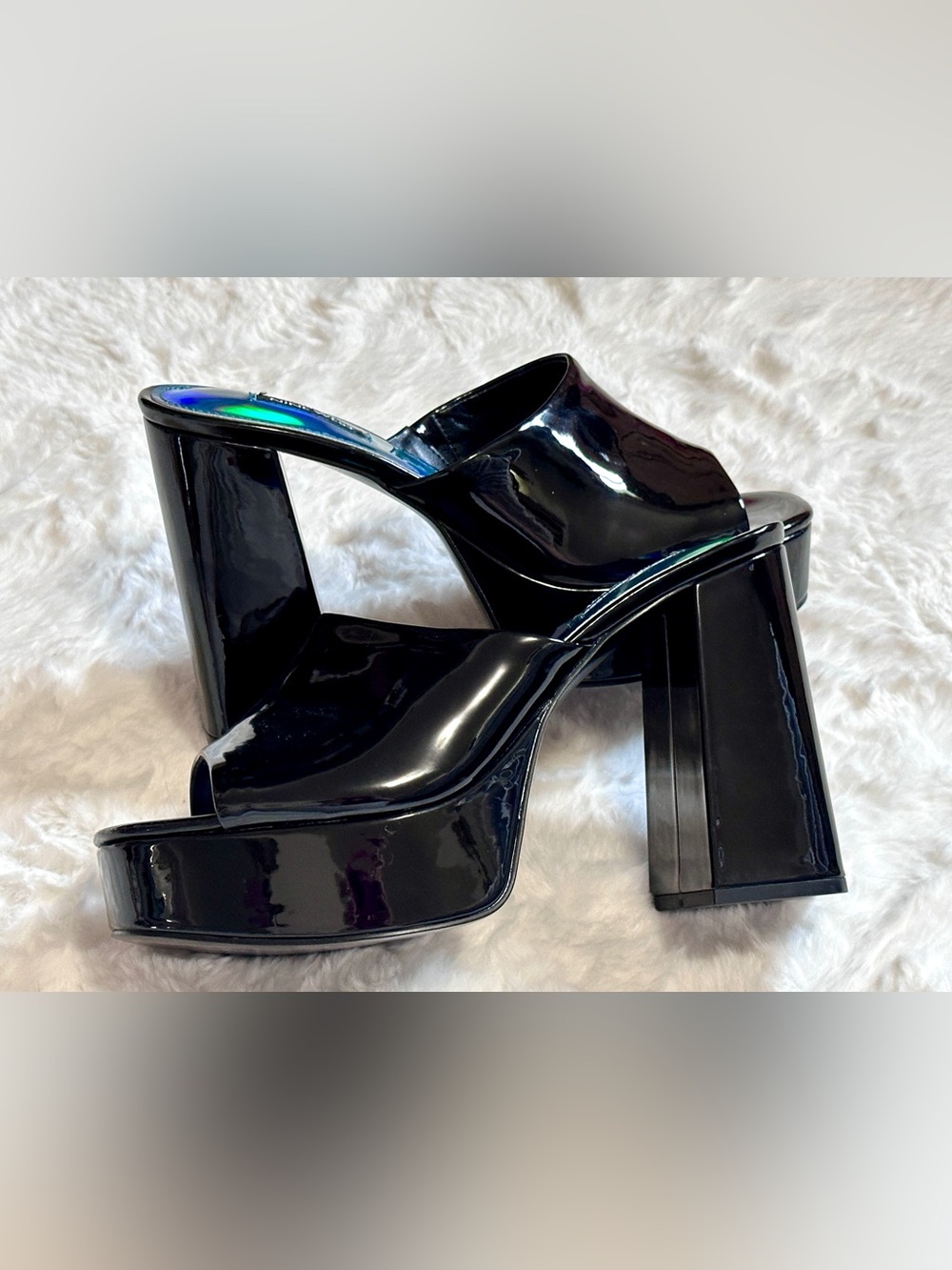 Shine Chunky Platform Heels